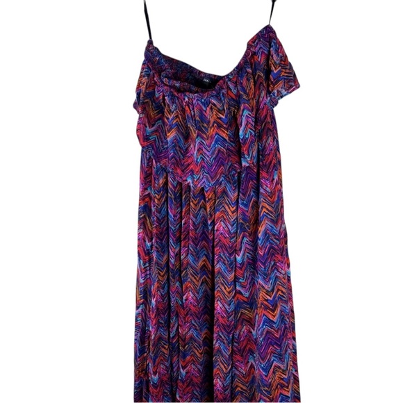 Torrid Multicolor Bright Sleeveless Maxi Dress size 2X - Picture 8 of 9